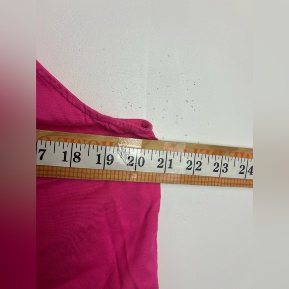 Crow ivy Top Blouse Women L Pink Floral Embroidered Barbiecore Classic Timeless - Picture 10 of 12